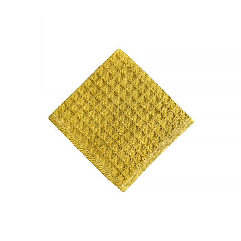 Полотенце вафельное Вотекс Бохо 44x90см, горчица