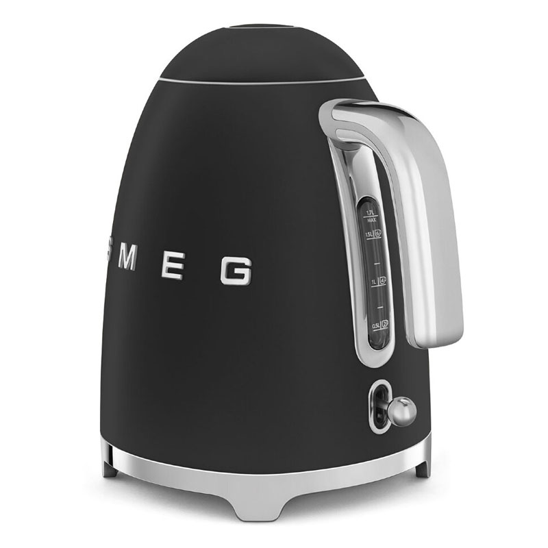 Чайник электрический Smeg 50’s Style, черный матовый