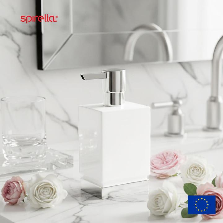 Дозатор для жидкого мыла Spirella Roma, белый