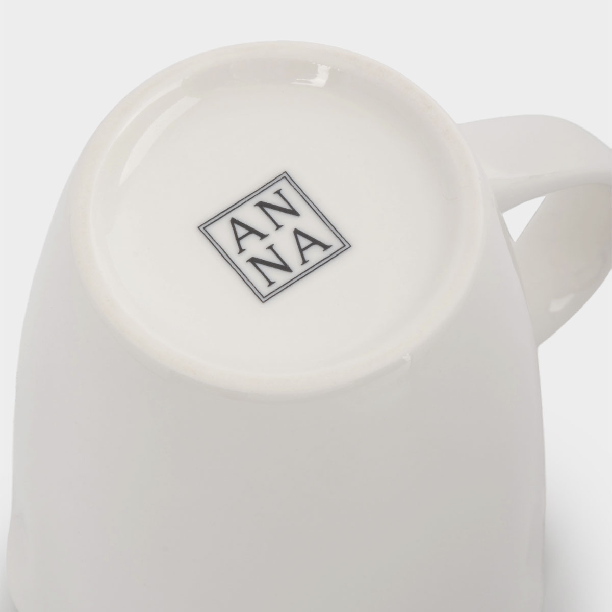 Кружка Anna Lafarg White Ocean Волнистый край