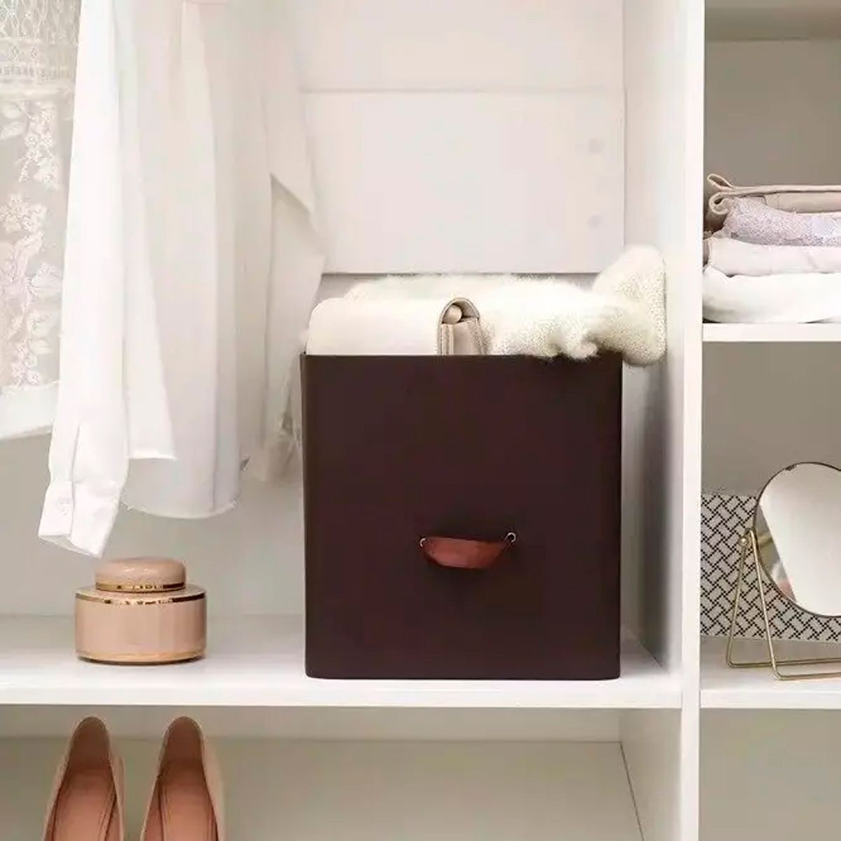 Коробка для хранения Rompicato Cube L, цвет коричневый