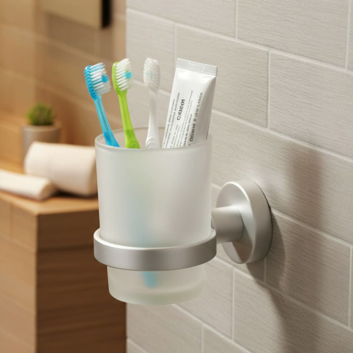 Стакан для зубных щеток настенный MSV LUGANO