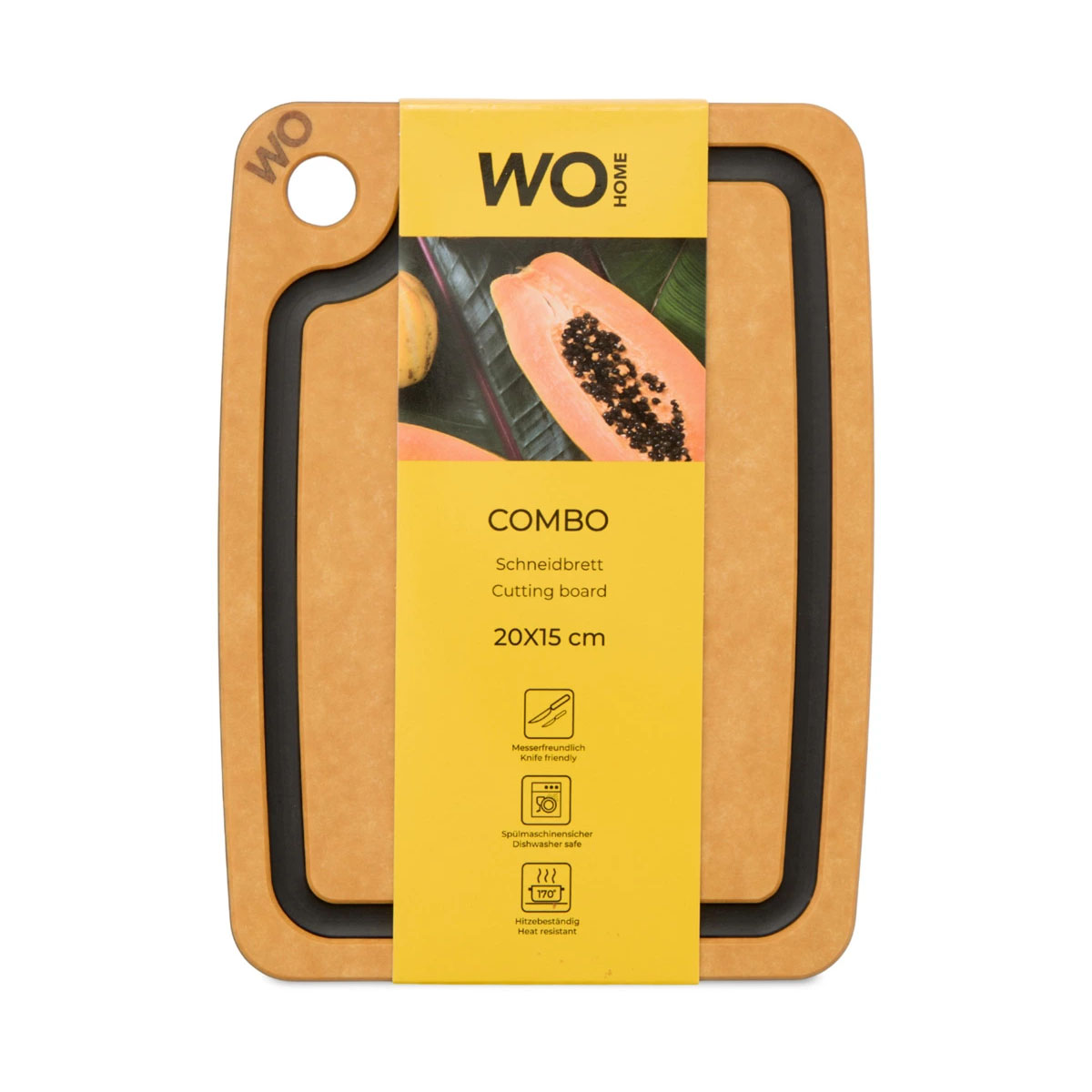 Доска разделочная Wo Home Сombo 20х15см