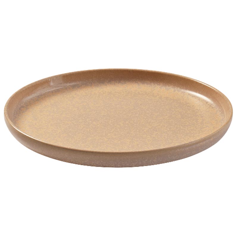 Тарелка плоская 17см Kenai Ceramics Luma, цвет персиковый