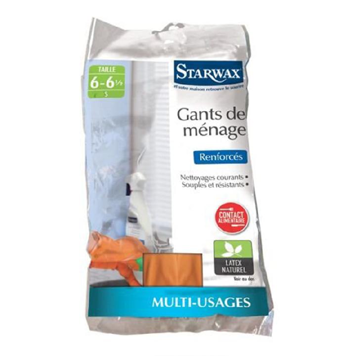 Перчатки резиновые Starwax для домашних работ, размер M