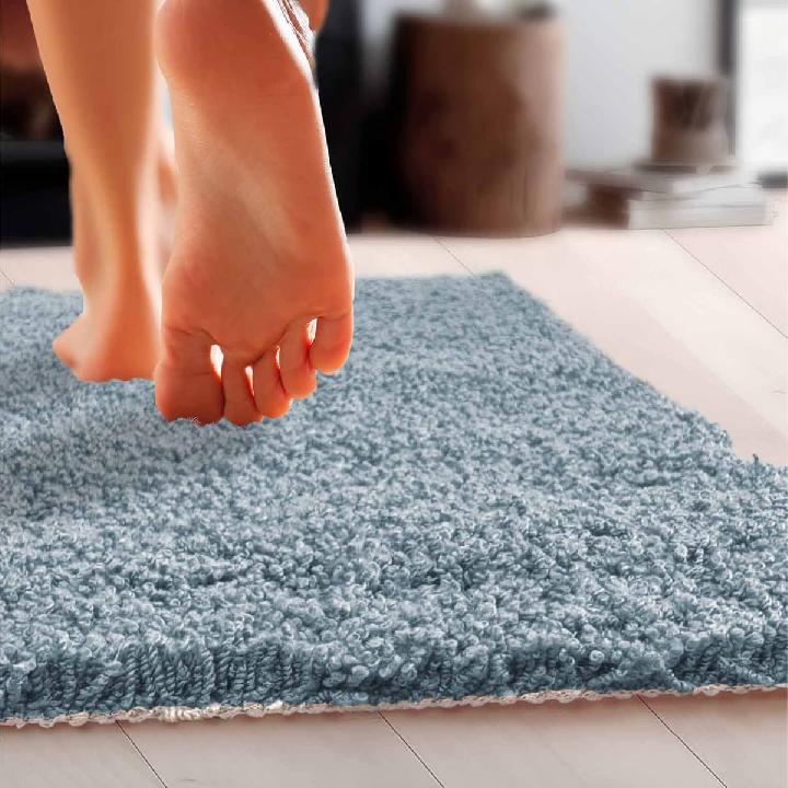 Коврик универсальный Shahintex Нанохлопок аквамариновый