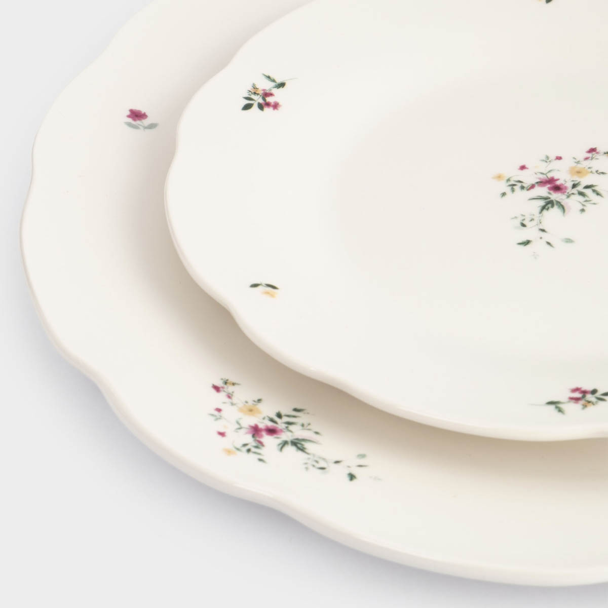 Сервиз обеденный Anna Lafarg Сиреневое Утро 18 предметов на 6 персон