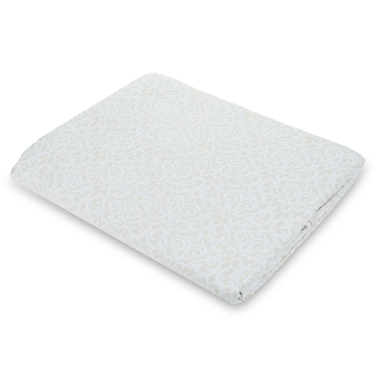 Покрывало 2-спальное Portugal Home Margot White & Beige 240х260см