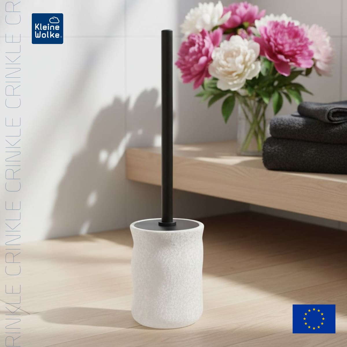 Ерш с подставкой Kleine Wolke Crinkle White