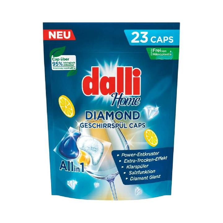 Капсулы для посудомоечных машин Dalli Home Diamond 23шт