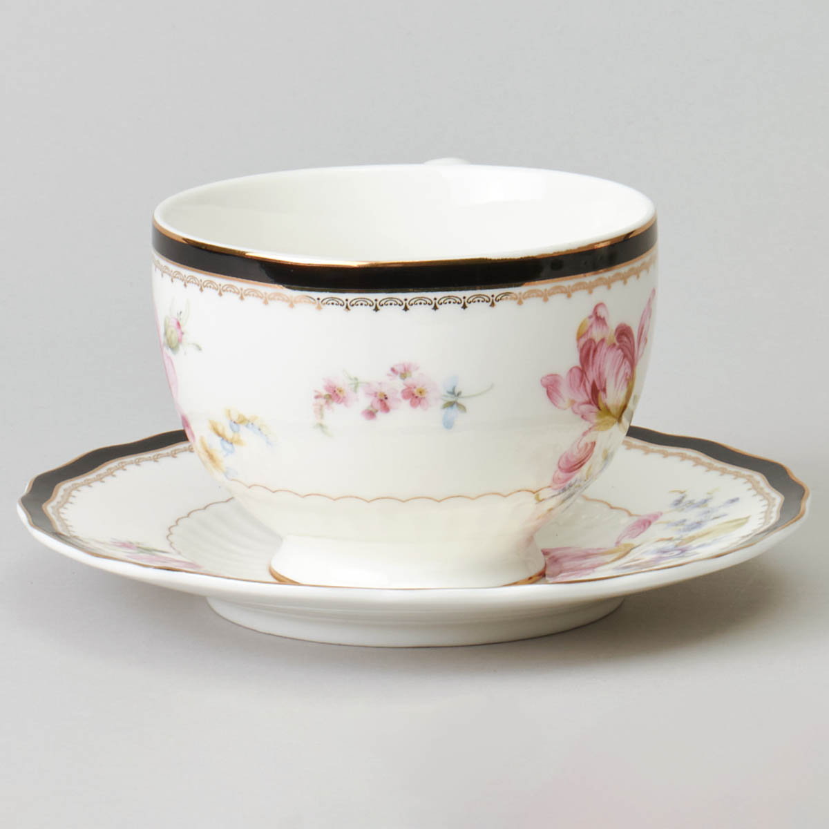 Чайный сервиз Lefard Мейсенский Букет 17 предметов на 6 персон