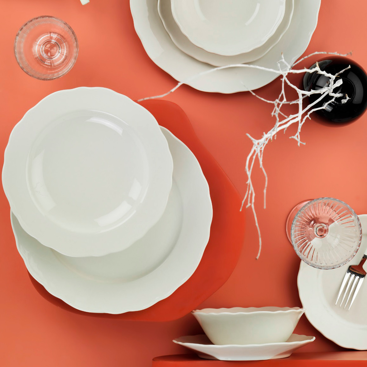 Тарелка закусочная Kutahya Bergama, цвет бежевый