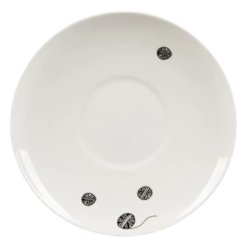 Пара чайная Императорский фарфоровый завод Котовасия Веселый клубочек