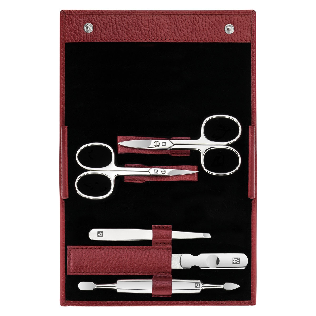 Набор маникюрный Zwilling Inox 5 предметов, красный