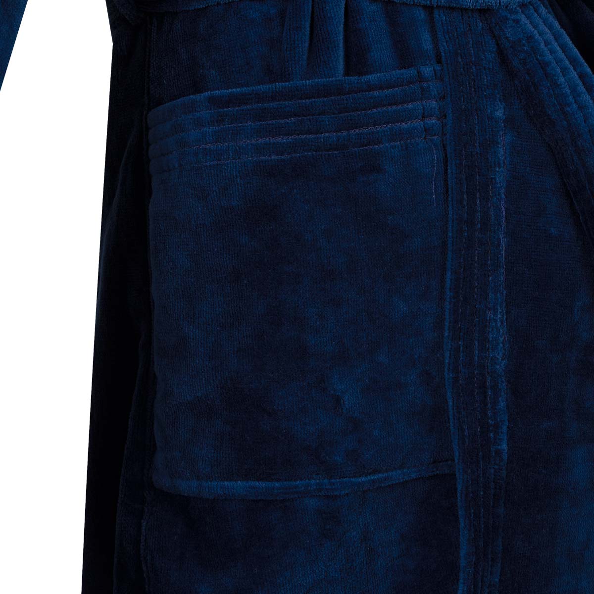 Халат женский Casa Lusso размер L, темно-синий