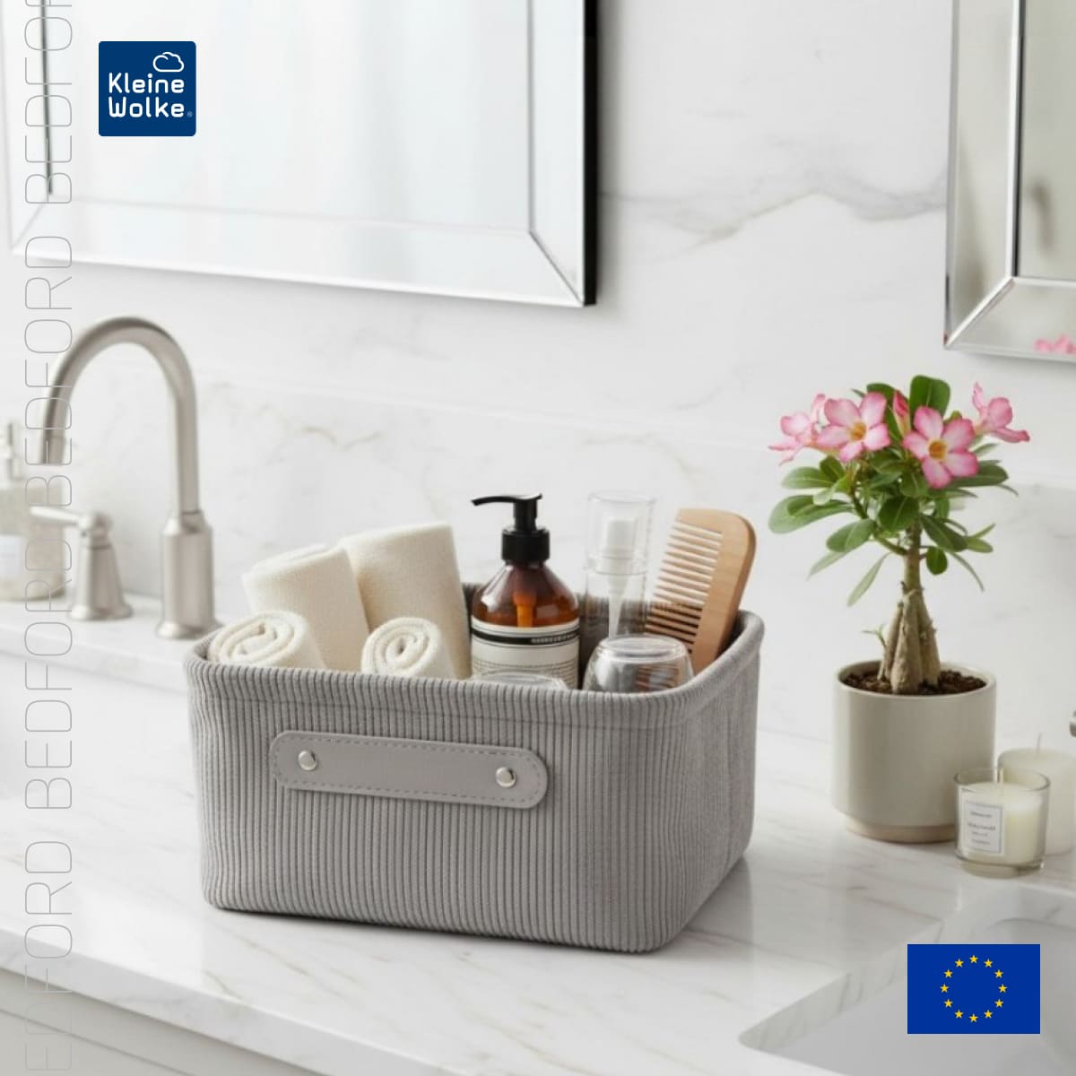 Корзина для хранения Kleine Wolke Bedford Platinum