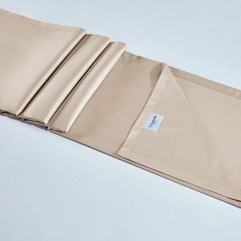 Комплект постельного белья евро Anabella Asabella, цветы на светло-персиковом