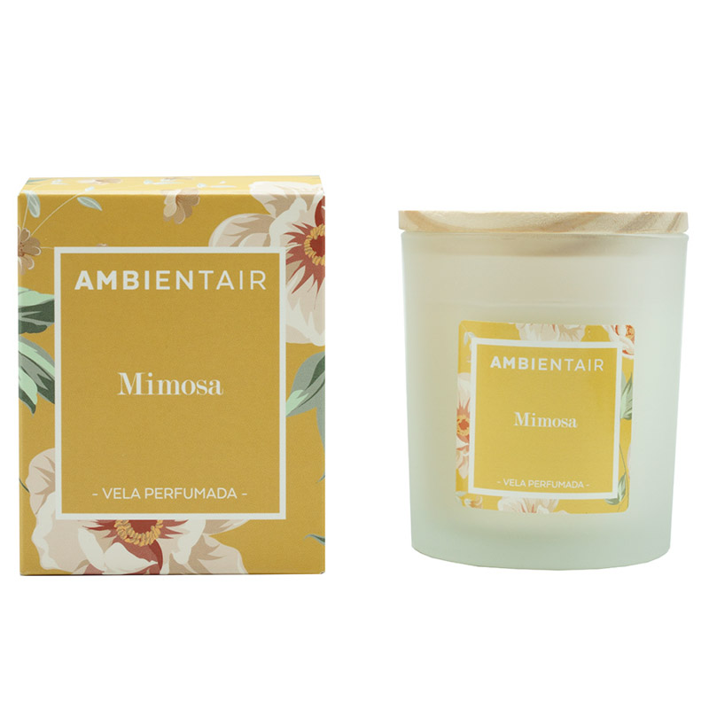 

Свеча ароматическая «Мимоза» Floral 30 ч, Желтый