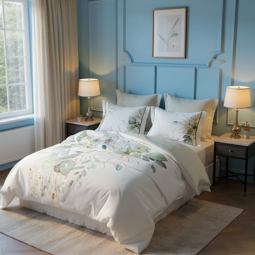 Комплект постельного белья семейный Emanuela Galizzi Premium 2112