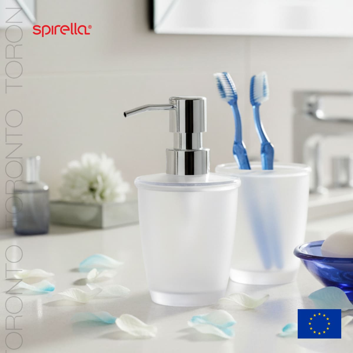 Дозатор для жидкого мыла Spirella Toronto, белый