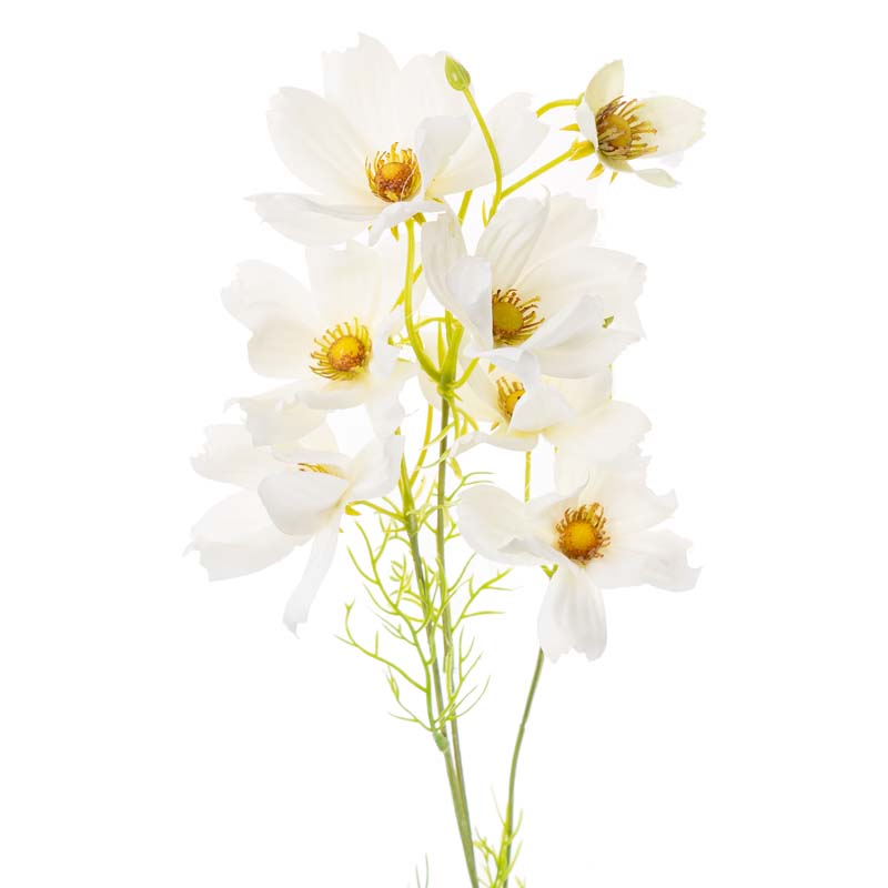 Цветы искусственные FloDecor Маргаритка 57,5см, цвет белый