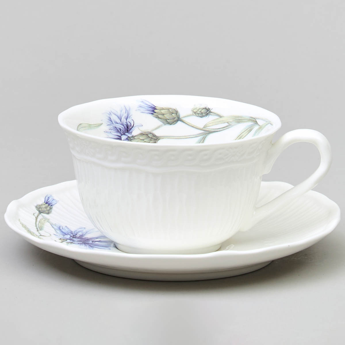 Чайный набор Lefard Васильки, 12 предметов на 6 персон