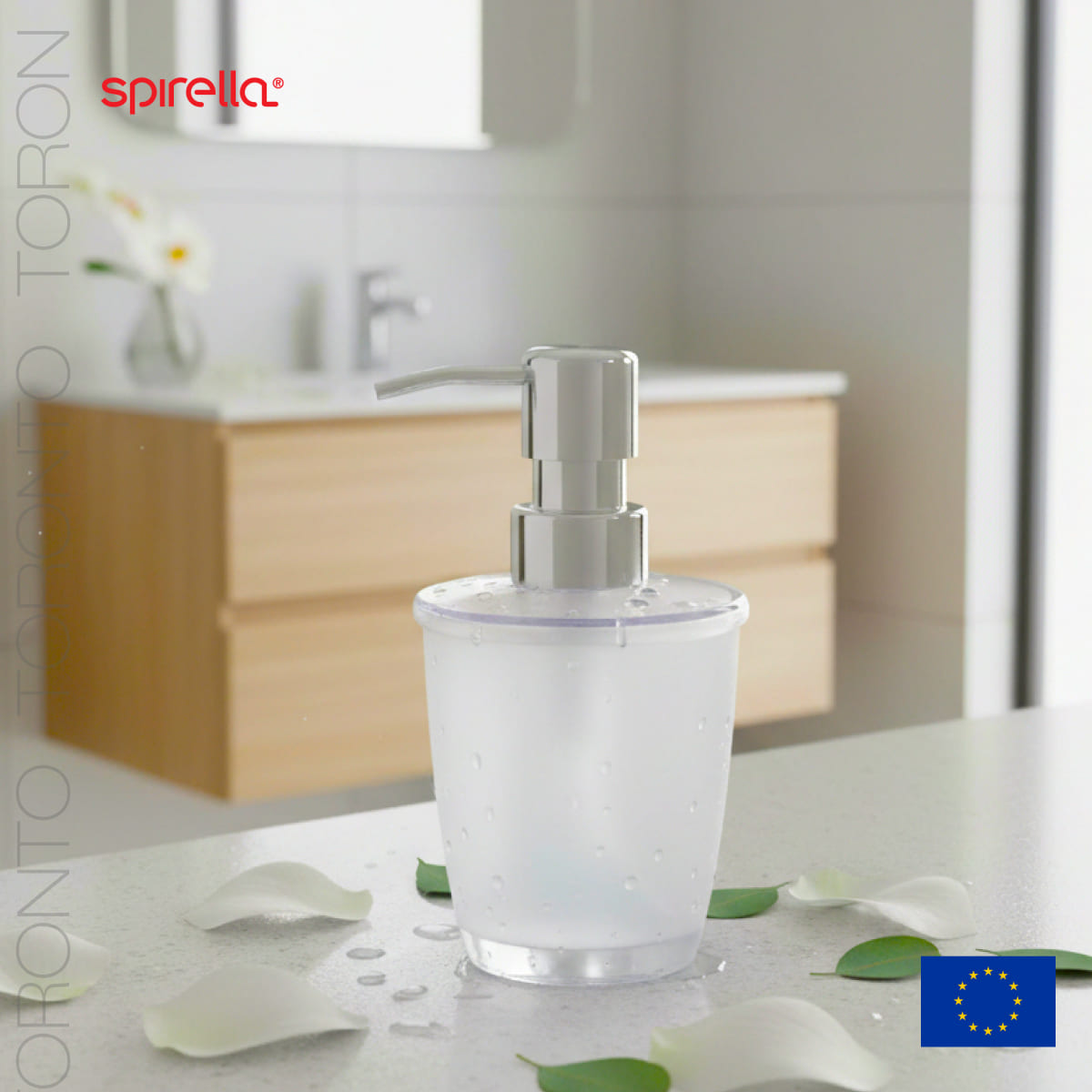 Дозатор для жидкого мыла Spirella Toronto, белый