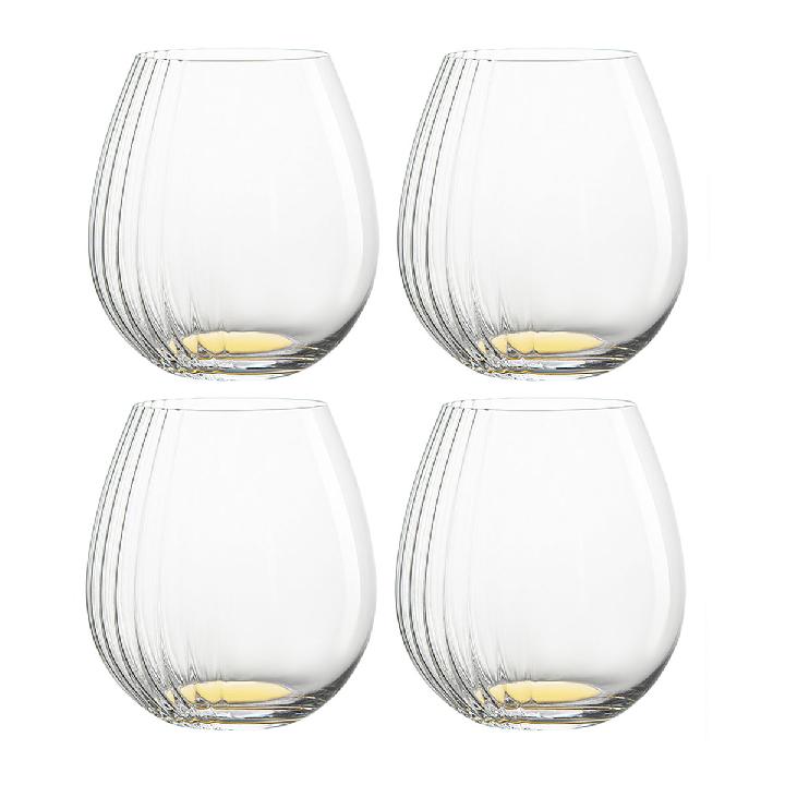 Набор бокалов для вина Liberty Jones Alice 610мл 4шт, золотистый