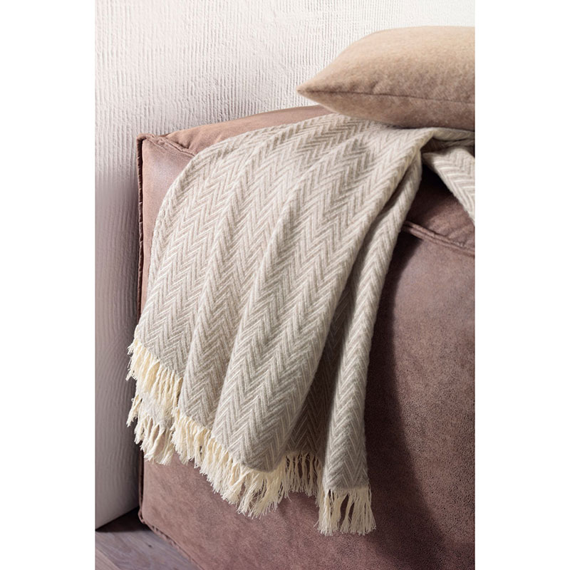 Плед 1,5-спальный Biederlack Modern Classics Boras Rauch