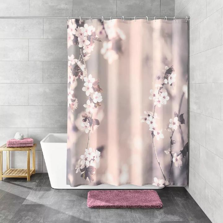 Штора для ванной комнаты Kleine Wolke Blossom Clove