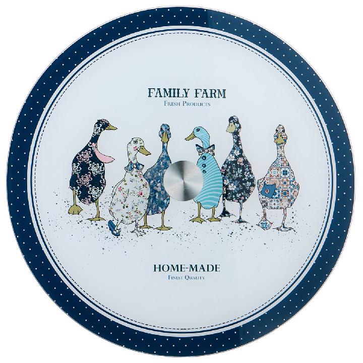 Тортовница вращающаяся Agness Family farm Гуси