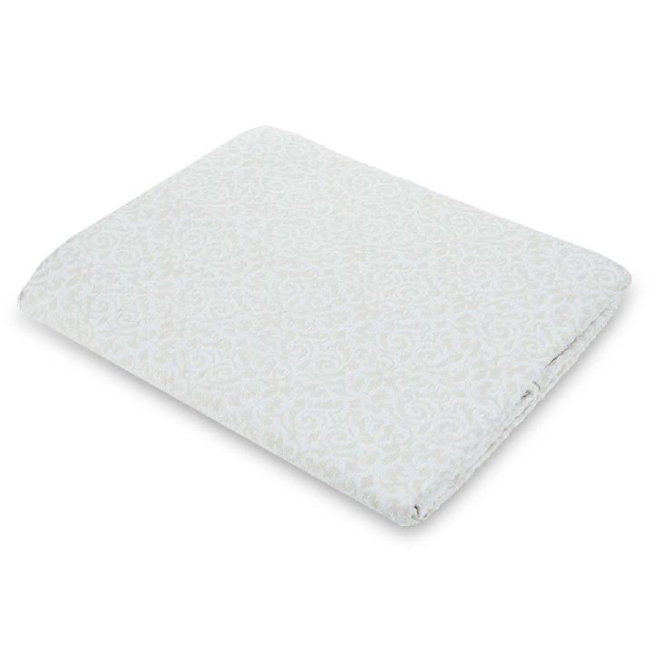 Покрывало 2-спальное Portugal Home Margot White & Beige 240х260см