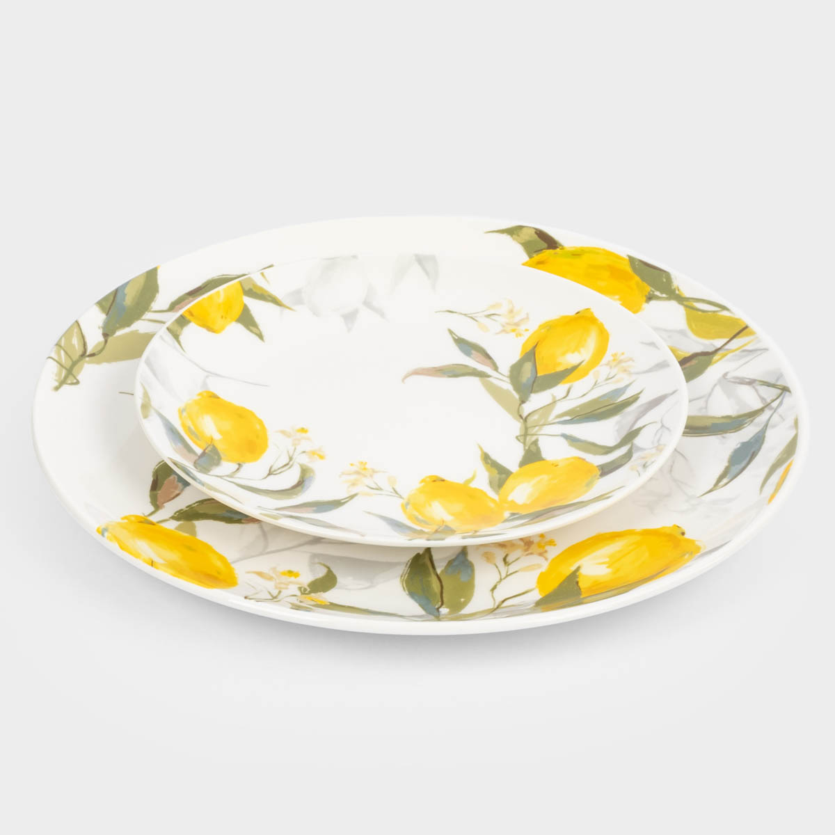 Сервиз обеденный Anna Lafarg Лимоны 18 предметов на 6 персон