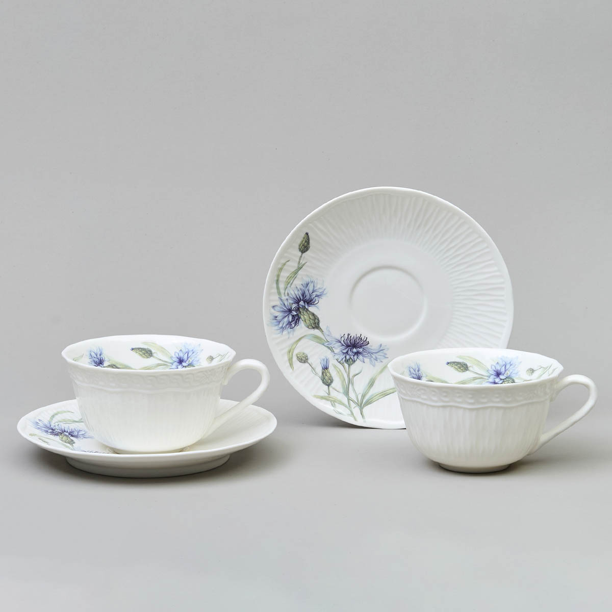 Чайный набор Lefard Васильки 4 предмета на 2 персоны