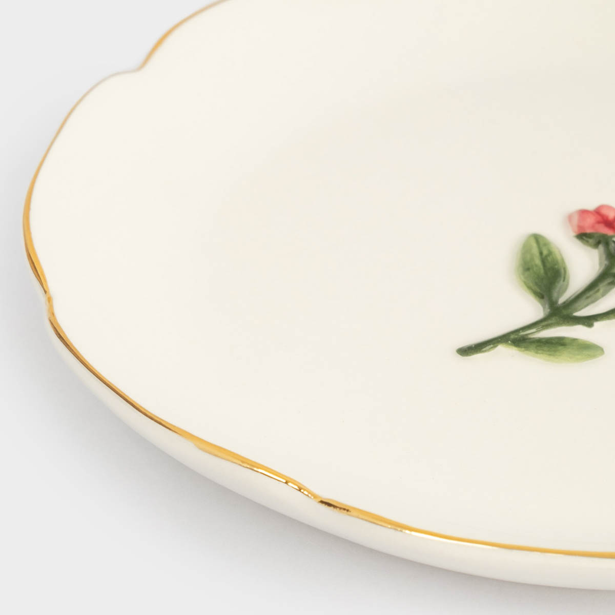 Тарелка десертная Anna Lafarg Сиреневое Утро Фиолетовые цветы