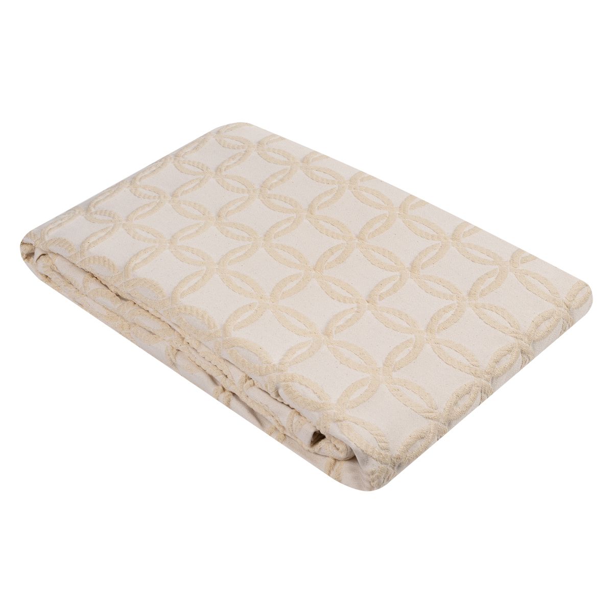 Покрывало евро Portugal Home Elegance 260x260см, цвет кремовый