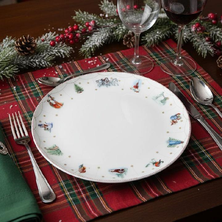 Тарелка десертная Zapel Зимняя сказка 20,5см