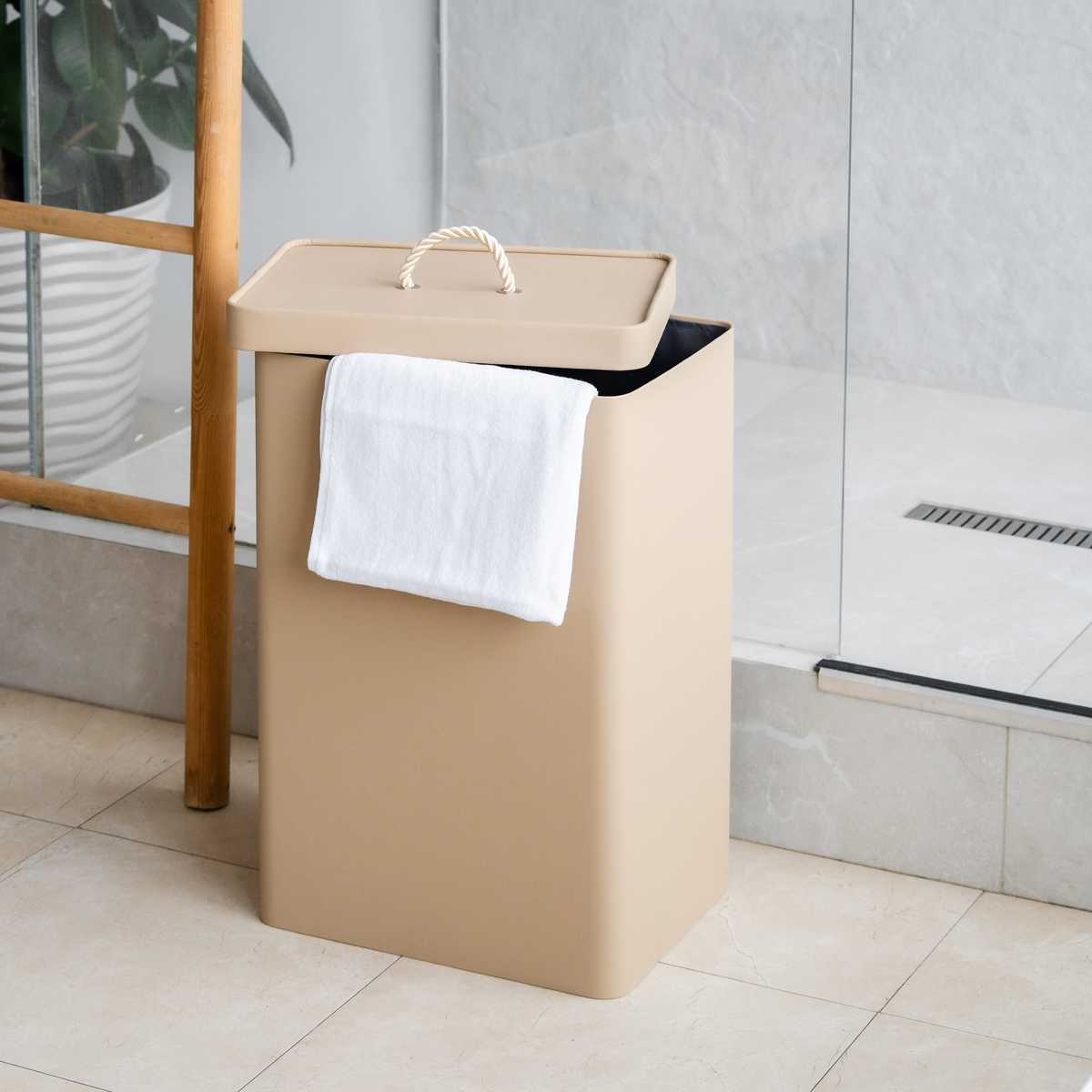 Корзина Rompicato Rectbask 70л, цвет бежевый