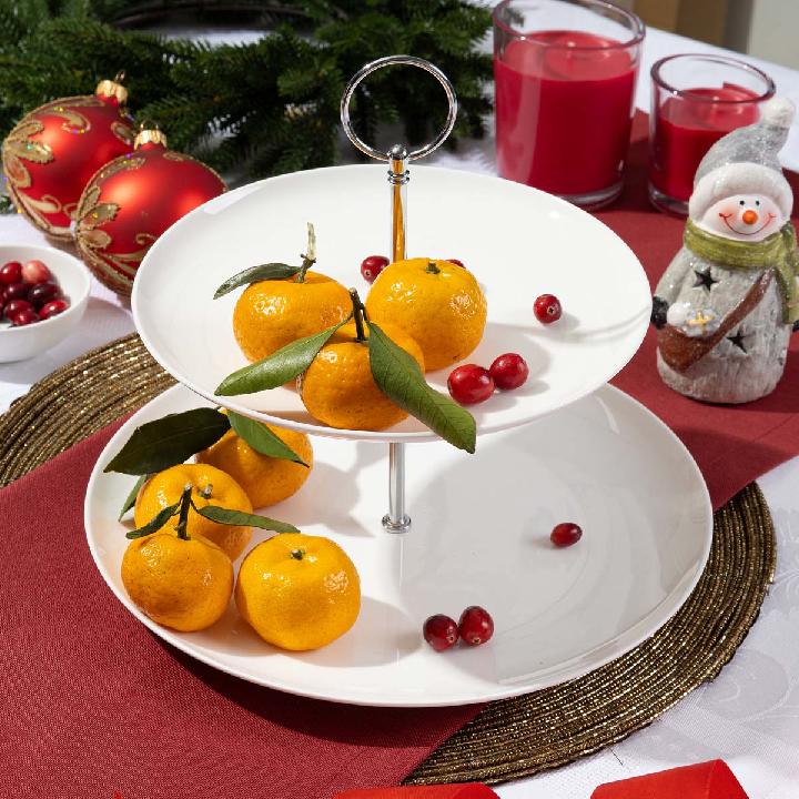 Этажерка двухъярусная Zapel Table Blanche