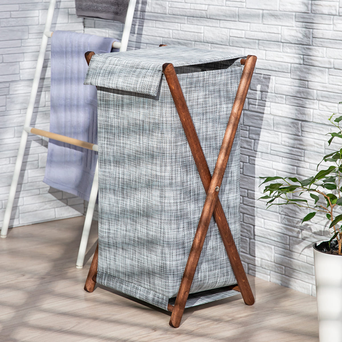 Корзина для белья Casy Home 30x25x60см 45л