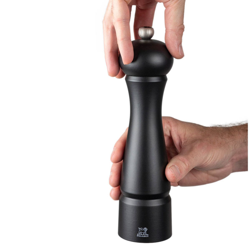 Мельница для соли Peugeot Festival Z 22см, цвет черный матовый