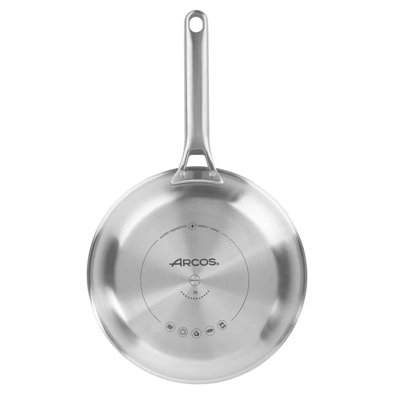 Сковорода индукционная без крышки Arcos Samoa Inox 24см
