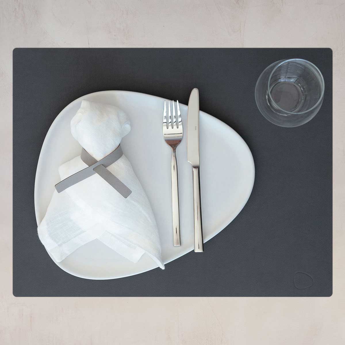 Салфетка сервировочная LIND DNA Nupo anthracite
