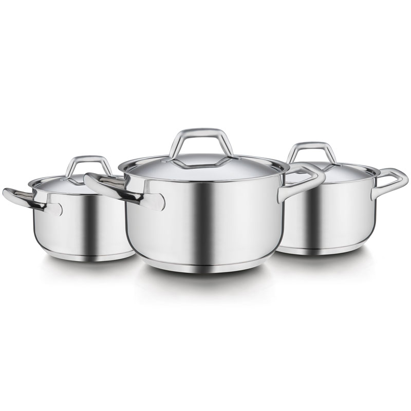 Набор кастрюль с крышками Barazzoni Chef Line 6 предметов