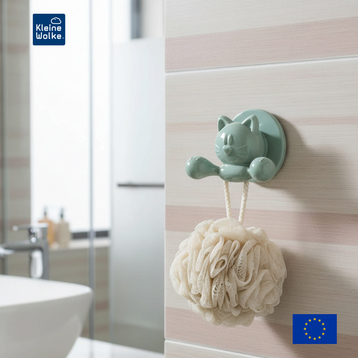 Крючок настенный Kleine Wolke Jolly Hooks Cat Maledivia