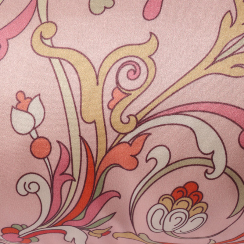 Наволочка 50x70см Mollen Фаберже Бутоны в белом