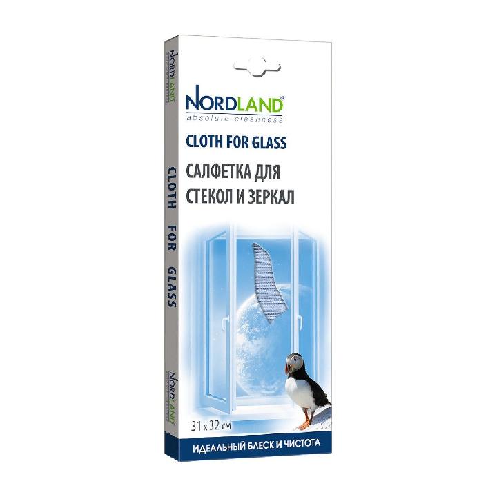 Салфетка для стекол и зеркал Nordland 31x32см