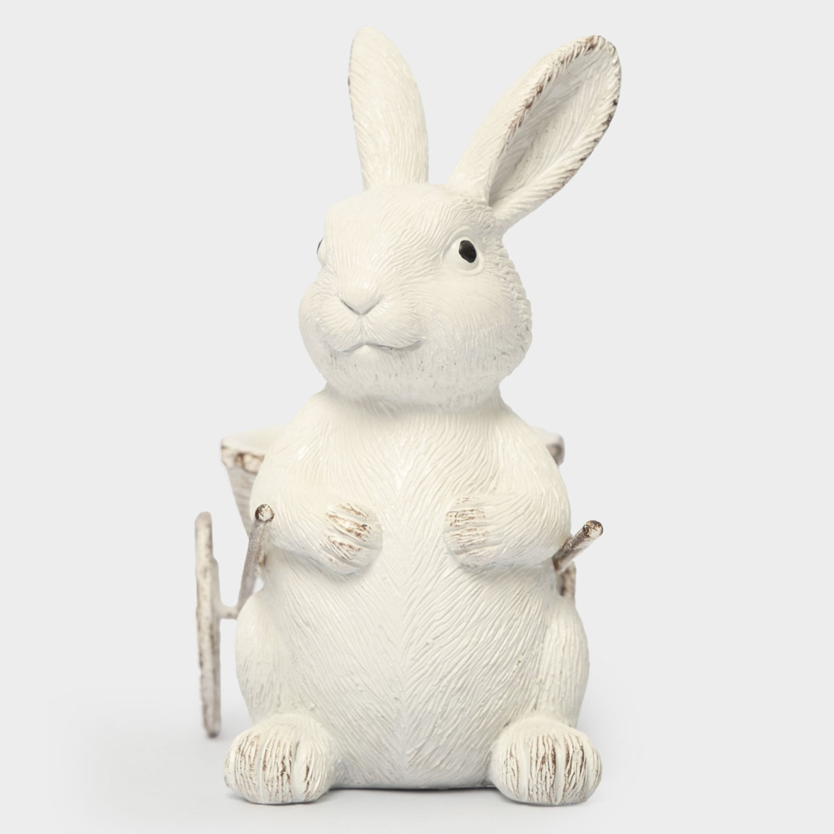 Подставка для яйца Anna Lafarg Пасха Натуральная Кролик с тележкой