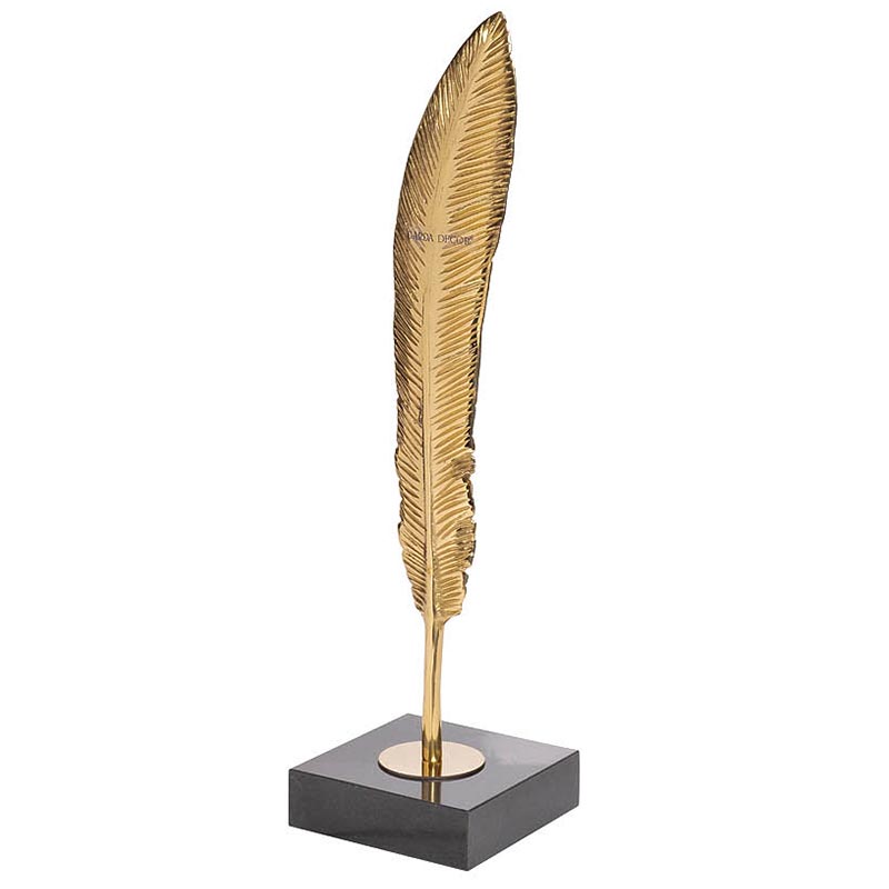 Статуэтка Гарда Декор Золотое перо 10x36,5см