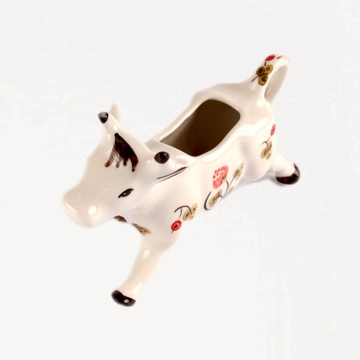 Сливочник Дымов Керамика Шиповник Корова 100мл